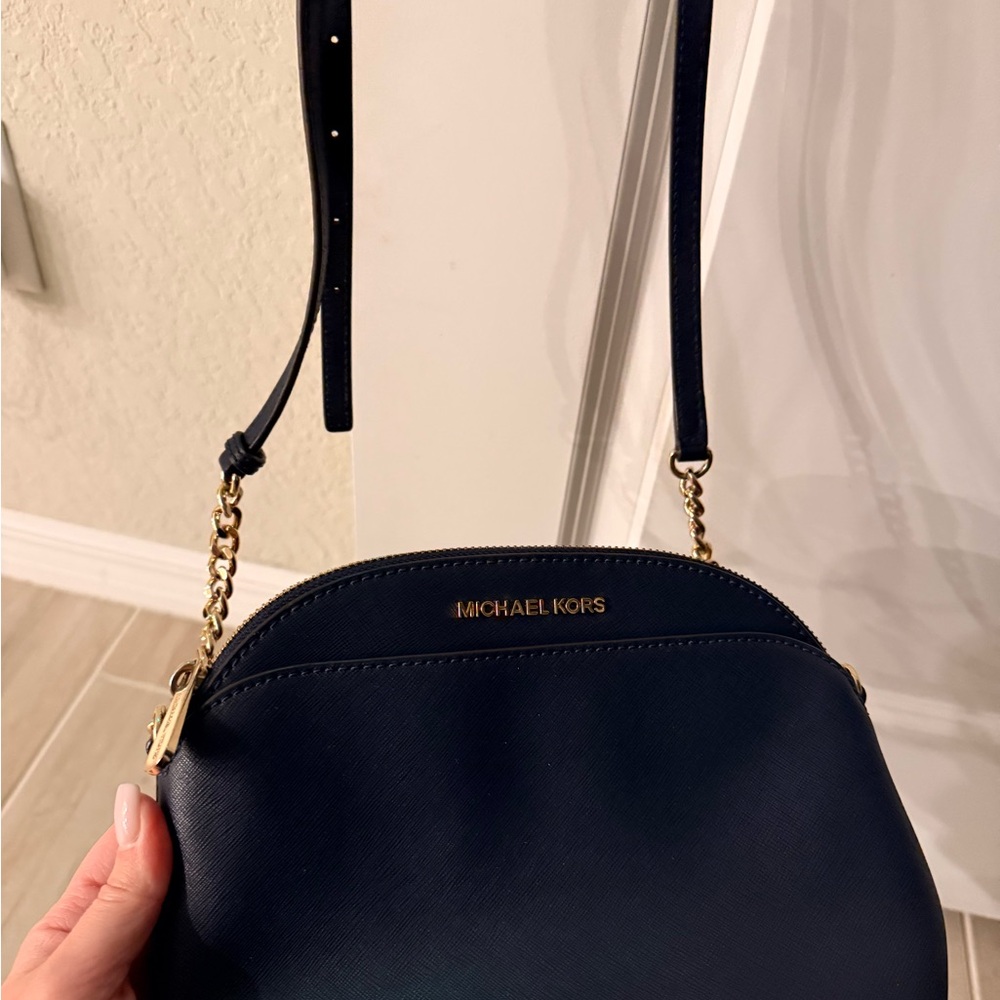 Michael Kors Navy Crossbody Bag